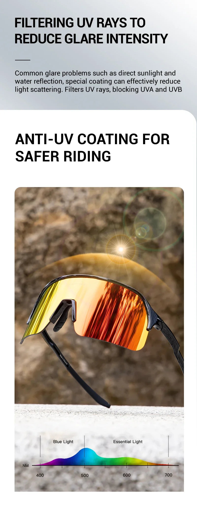 Sunglasses for Man Cycling Glasses Driving Bicycle Eyewear Cycling Women Road Mountain Bike Outdoor Sport Goggles UV400