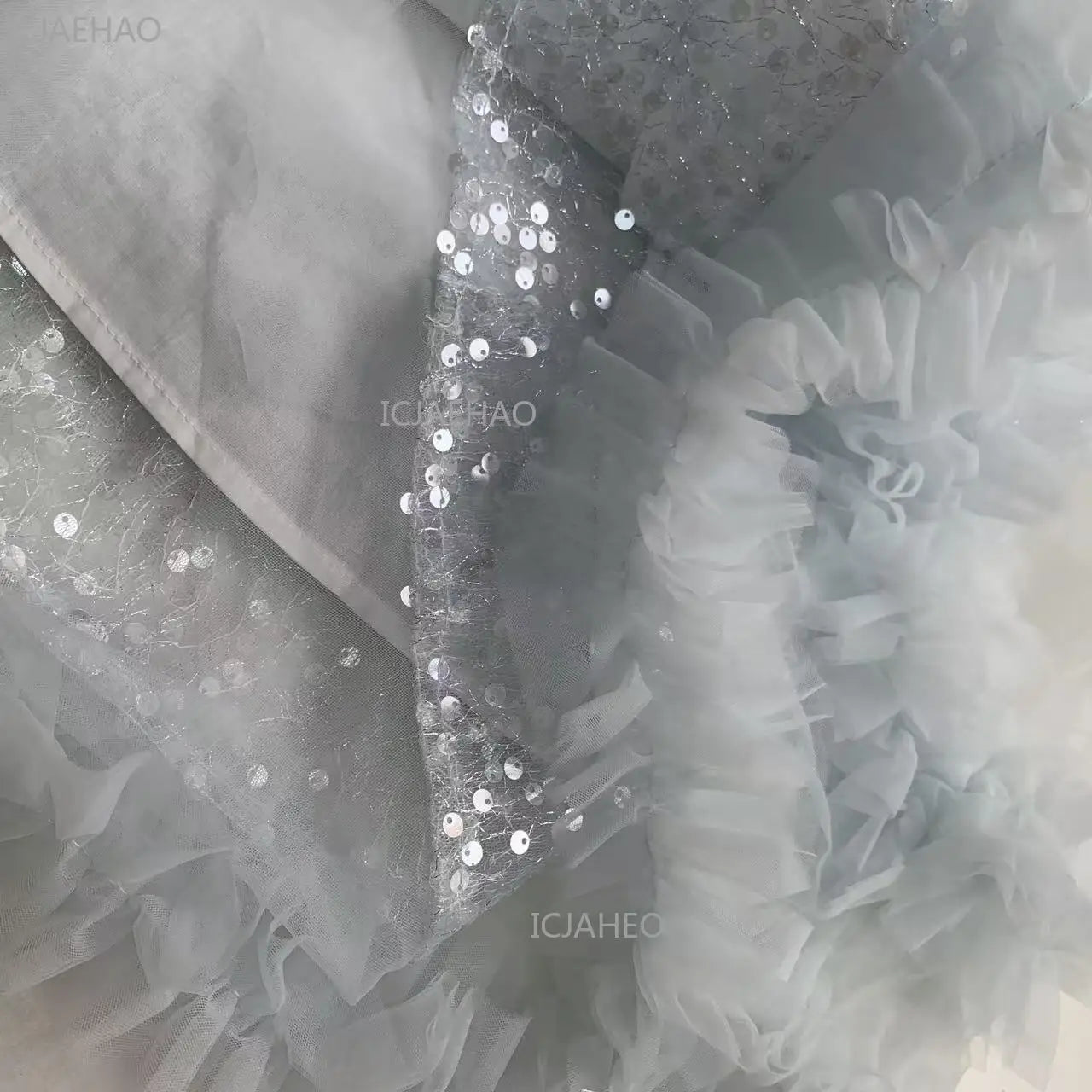 2026 New Summer Dress Girls Sequin Tulle Princess Party Gown Children Pageant Formal Attire Celebration Outfit Elegant Clothes