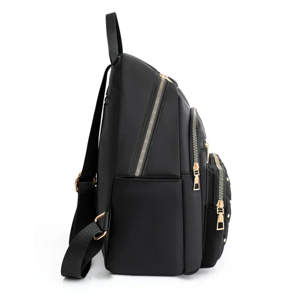 Fashion Bagpack Women High Quality Nylon Backpacks Female Big Travel Back Pack Large School Bags for Teenage Girls Shoulder Bag