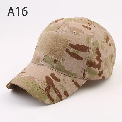 1pc Baseball Caps Camouflage Tactical Outdoor Soldier Combat Paintball Adjustable Hat Summer Snapback Sun Hats for Men Women