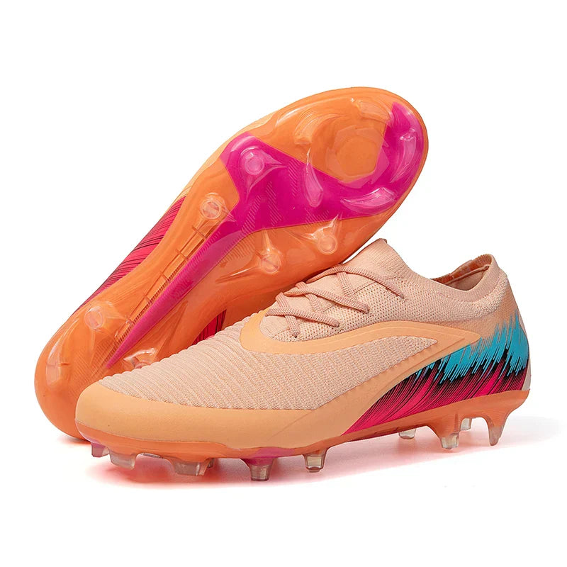 817 Mens Soccer Shoes Ultralight Turf Soccer Cleats for Youth Sneakers TF/FG Training Football Boots Chuteira Campo 35-45