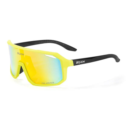 Yellow Polarized Sunglasses for Driving Night Vision Cycling Glasses Fashion MTB Mountain Bike Men Women Casual Glasses