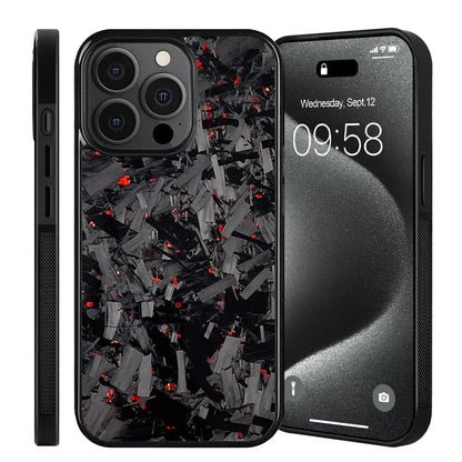 100% Real Forged Carbon Fiber MagSafe Phone Case for iPhone 16 14 13 12 11 Plus Pro /Pro Max Glossy Shockproof Protective Cover