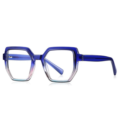 Oversise Women Myopia Prescription Glasses Hyperopia Reading Glasses Anti Blue Light Optical Eyeglasses Frame PFD2143