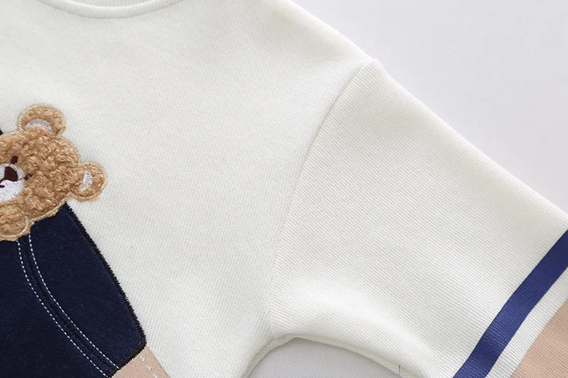 New Spring Autumn Baby Girl Clothes Children Boys T-Shirt Pants 2Pcs/Sets Toddler Casual Costume Infant Outfits Kids Tracksuits
