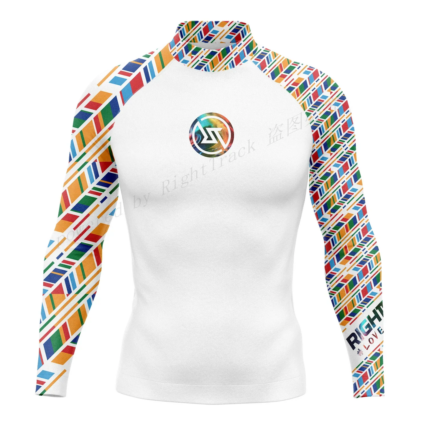 RT Rashguard Snorkeling Color Block Long Sleeve Surf Shirt UV Protection Swimwear UPF Summer Diving Sunscreen Beachwear