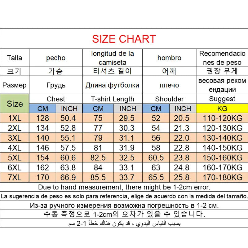 Fashion Men's Summer T-shirt Plus Size Tops 7XL 6XL 5XL Lapel Short sleeves Polo Shirt Half Sleeve Tees Male Clothing 110-180KG