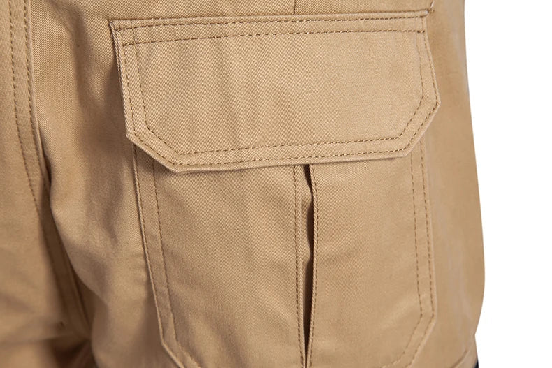 Men's Large Size Loose Casual Shorts Fashion Trendy Versatile Cotton Shorts Elastic Waist Summer Work Shorts