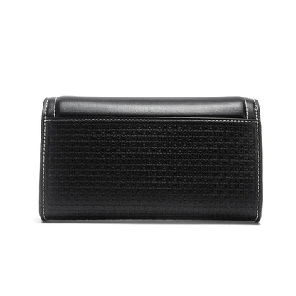 Classic Women's 2025 Autumn Solid Color Simple New Single Shoulder Crossbody Bag Magnetic Buckle Folding Small Square Bag
