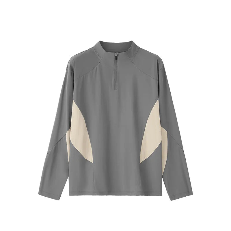 Unisex Cycling Jersey Long Sleeve - High Elastic Lightweight Front Zipper Bike Shirt  Men Women |Windproof Outdoor Sports Tights