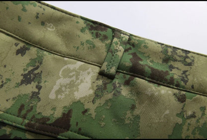 Tactical Pants Soft Shell Fleece Cargo Pants Men Hunting Pants Camouflage  Pant Casual Trousers Unisex Waterproof