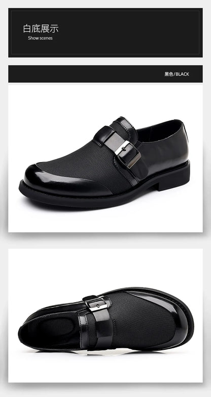 Leisure Walk Male Loafers Outdoor Anti-slip Men's Driving Shoes Handmade Business Footwear Elegantes Slip on Flats Oxford Shoes