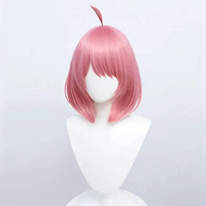 Anime SPY X FAMILY Anya Forger Cosplay Costume Black Dress Uniform Child Girls Pink Wig Stockings Party Role Outfit Adults Kids