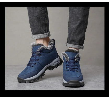 Men Sneakers Man Hiking Shoes Outdoor Mountain Boots Climbing Shoes Zapatos De Hombre Winter Boots Tennis Black Sneakes