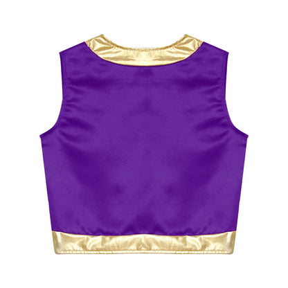 Boys Girls Prince Costume Arabian Prince Fairy Tale Character Cosplay Suits Belly Dance Golden Trim Vest with Satin Bloomer Set