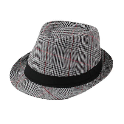 Summer Fedoras for Men Middle old aged Cap Linen Panama Solid  Jazz Hat Cowboy  Men's Women's  British Party Sun Hat