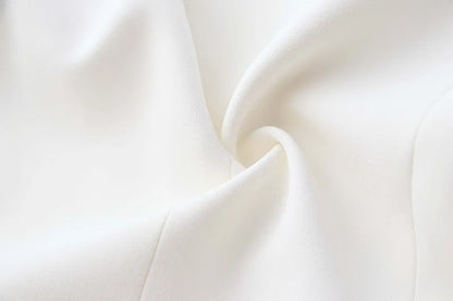 9 Colors Factory Customize Luxury Quality Classic Style Office White Black Women Pocket Blazers with Blet