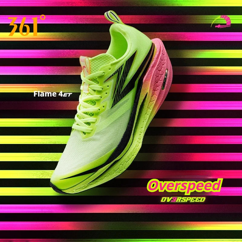 Flame 4 ET Men Running Shoes Racing Marathon Wear-resistant Rebound Breathable Lightweight Male Sneakers 672612223