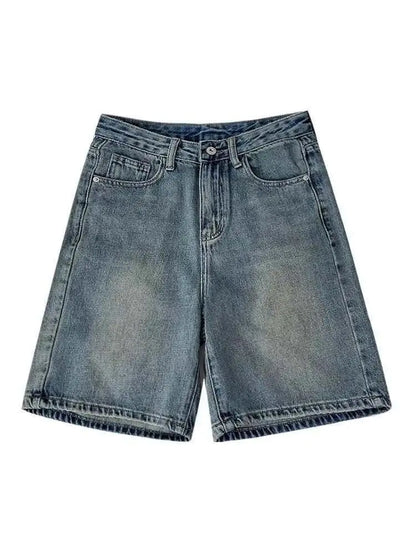 Spring Summer Women Casual Denim Shorts Fashion Female Wide Leg Short Jeans Knee Lenght Denim Pant Women High Waist Shorts Girls