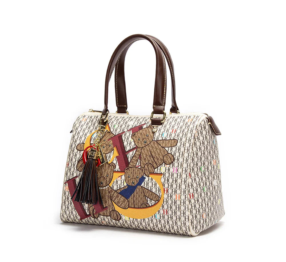 Colorful Print Design Spacious New-Style Women's Tote Bag Unique Prints Fashionable Women's Clutch Bag