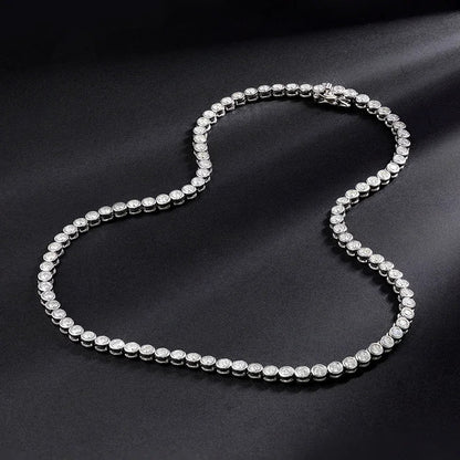 Sparkling 0.1ct 3mm Moissanite Tennis Bracelet with GRA for Women Party Fine Jewelry S925 Sterling Silver Diamond Bracelets