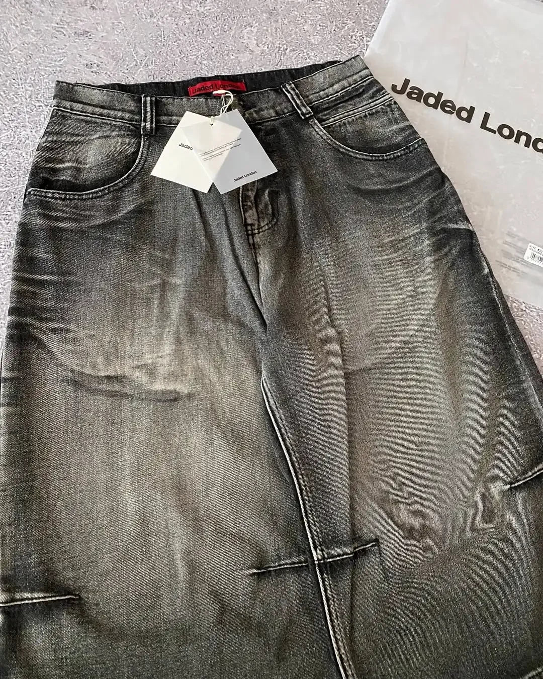 Cowboy shorts with rivet design and street wing pattern fashionable high waisted wide leg pants for Y2K knee length pants