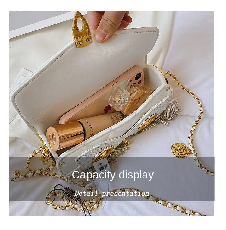 Cute Owl Bags for Women 2026 New Luxury Designer Handbag Fashion Tassel Crossbody Bag Leather Animal Print Shoulder Bag Woman