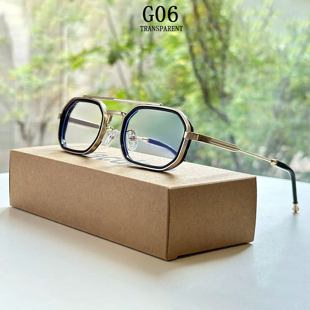 2026 Square Sunglass Men Vintage Fashion Glasses Steampunk Sunglasses Women Trendy Gafas De Sol Hombre Luxe Lunette Soleil Femme