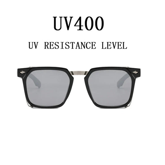 2023 Fashion Punk Sunglasses For Men Vintage Square Steampunk Glasses Luxury Sunglasses Women Trending Sonnenbrille Gafas De Sol