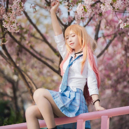 Anime My Dress Up Darling Kitagawa Marin Cosplay Costume Kitagawa Marin Cosplay Dresses School Uniform Wig Suit Girls Women