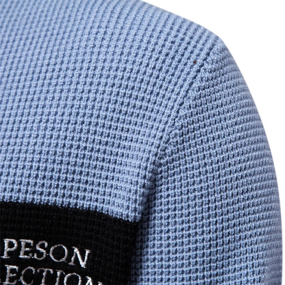 Fashion Stripe Youth Sweater for Men Casual Pullover Quality Knitted Sweater Male Winter Long Sleeved