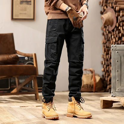New Men Fashion Military Cargo Army Pants Slim Regualr Straight Fit Cotton Multi Color Camouflage Green Yellow Trousers BL7606