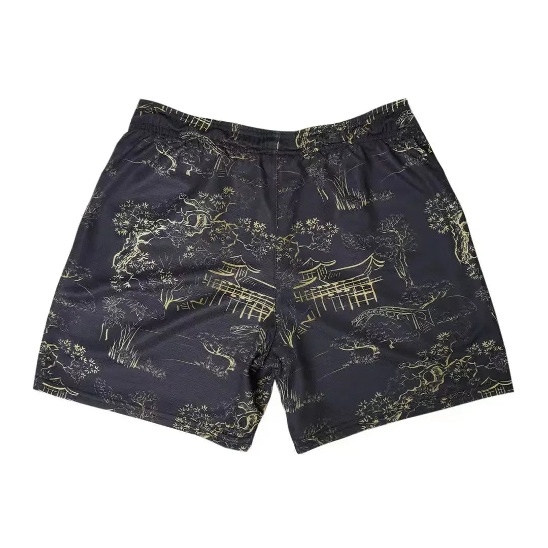 Summer Mens Sports Gym Fitness Running Basketball Short Pants Quick Dry Mesh Trend Jogger Beach Casual Motorcycle Shorts