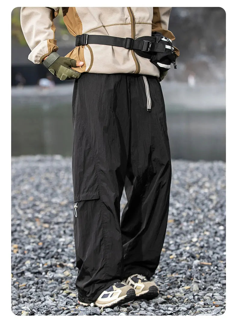 Autumn Hiking Pants Men Outdoor Waterproof Camping Paratrooper Pants Spring Wear-Resistant Mountaineering Fishing Cargo Trousers