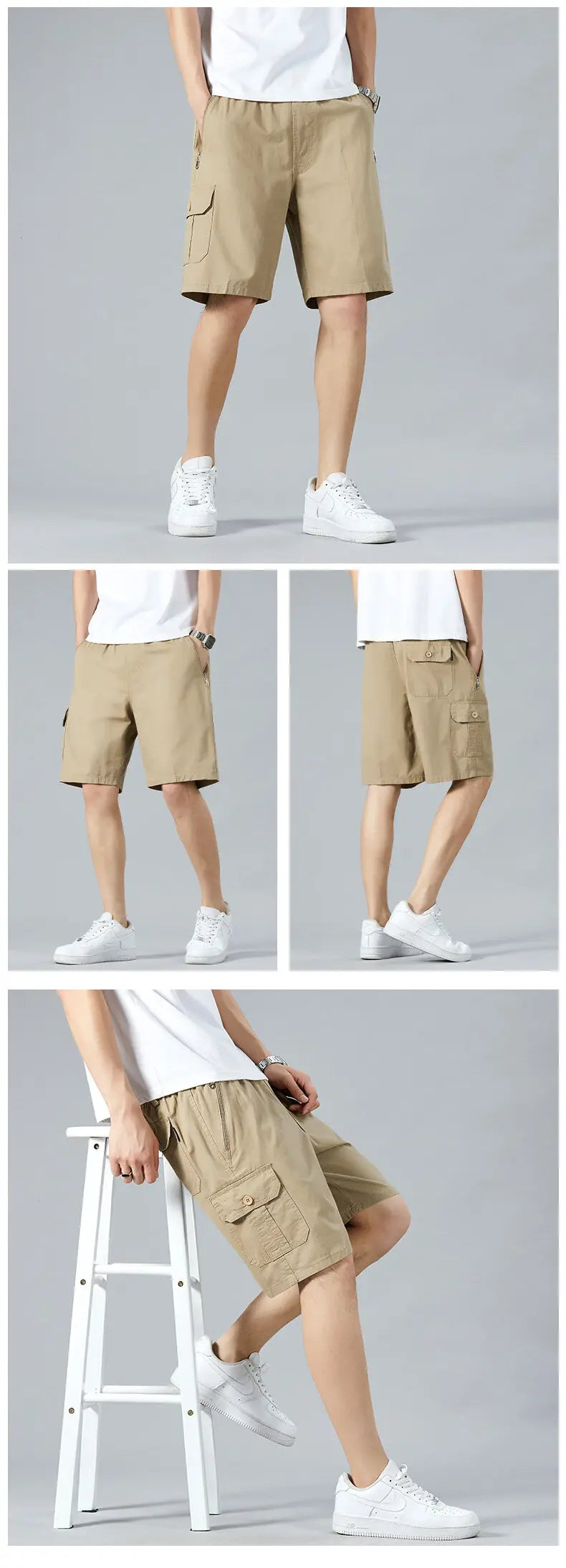 Men's Quick Dry Cotton Short Relaxed Fit Casual Sweat Shorts Joggers Big Size 6XL Man Beach Print Shorts Swimsuit