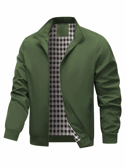 Men's Jackets, Casual Outerwear, New Trendy Jackets for Spring and Autumn, Suitable for Seasonal Changes, Sports, Running, Walking, Shopping, and Casual Wear