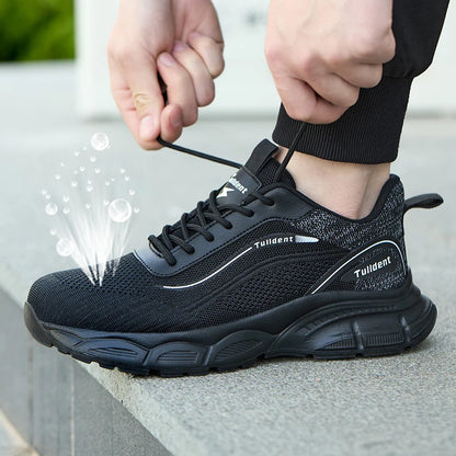 New men's safety shoes, anti smash and anti stab work shoes, men's indestructible safety boots, insulated shoes