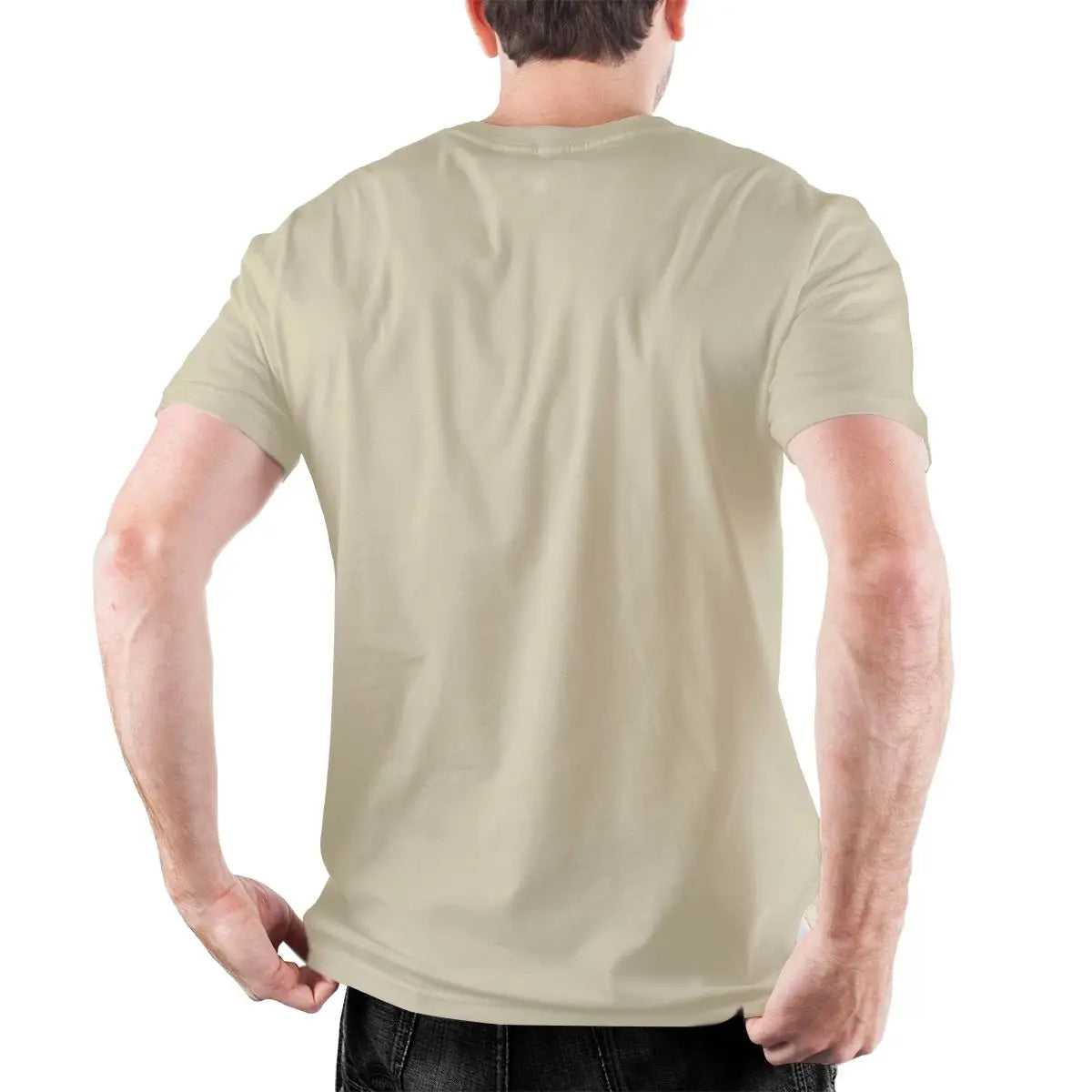 Camel Mirage Band T Shirt Men's Pure Cotton Novelty T-Shirts Crew Neck Tees Short Sleeve Tops 4XL 5XL