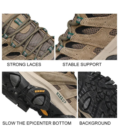 Hiking Shoes Men Designer Climbing Trekking Sneakers for Men Leather Outdoor Sports Work Man Shoes Run Shoes