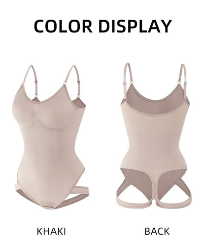 New Seamless Shapewear Slimming Ful Body Shaper Thongs Bodysuit Waist Trainer Body Shaping Sculpting Breast Women Top Underwear