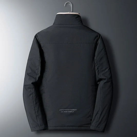 Men 2025 Winter Windproof Warm Thick Fleece Jacket Men Fashion Casual Coat Men Autumn Brand Outwear Outdoor Classic Jacket Men