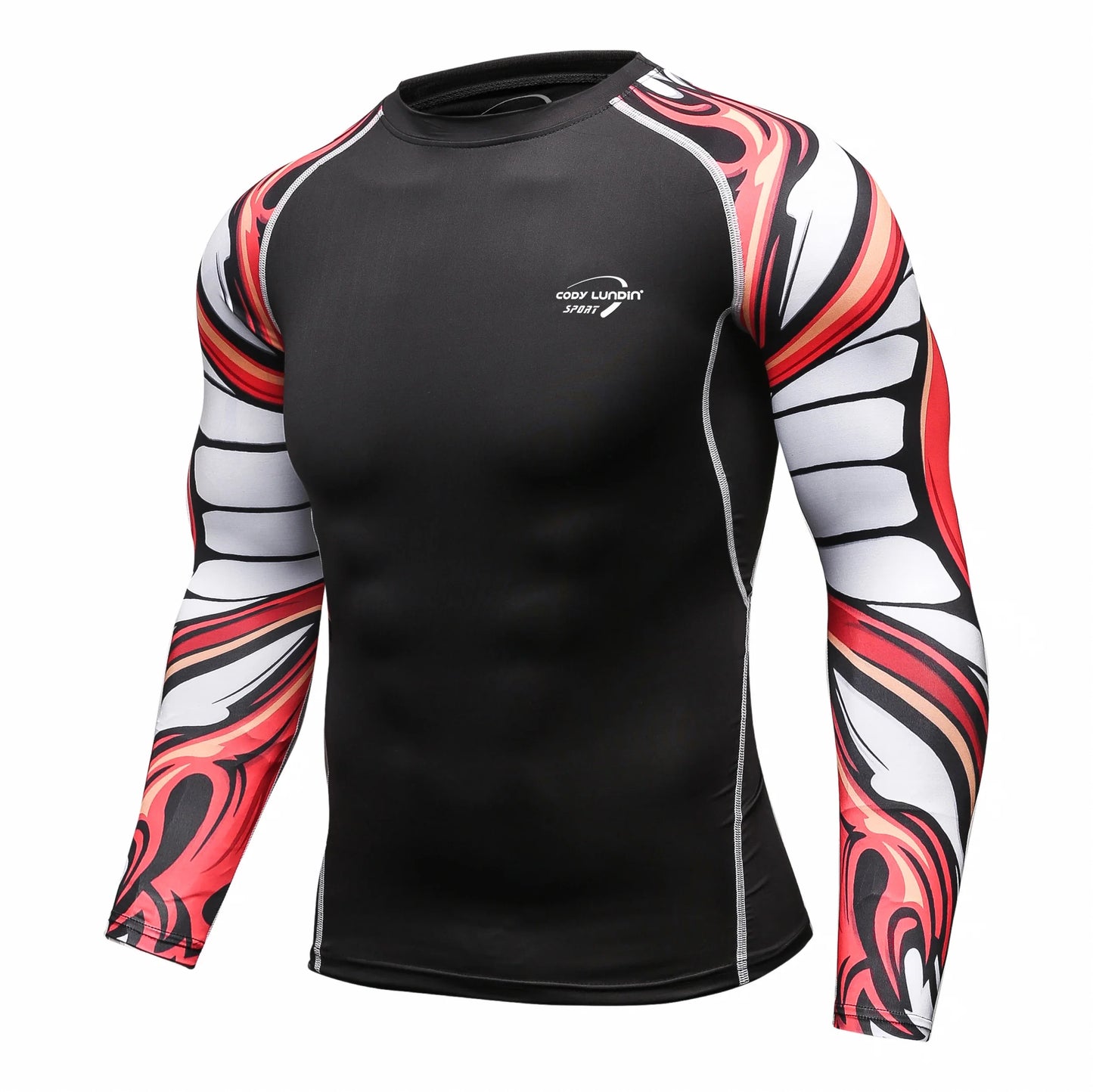 Cody Lundin Men Long Sleeve Compression Athletic Workout Shirt Water Sports UPF 50+ Rash Guard High Quality Jiu Jitsu Gi BJJ Top
