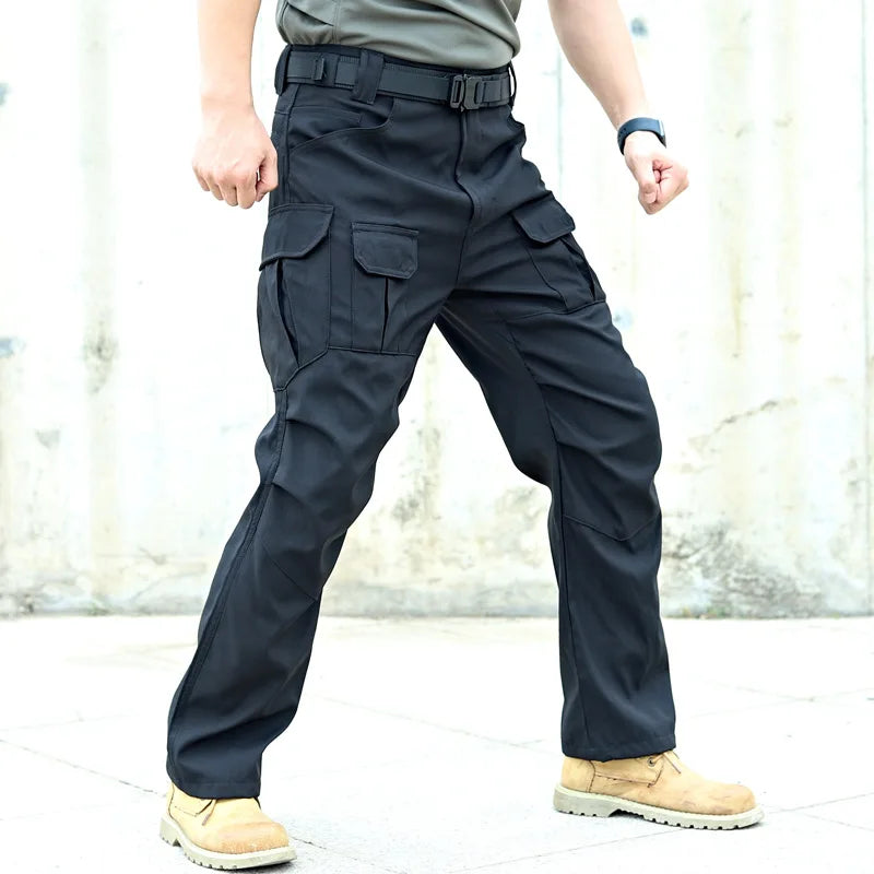 Man Tactical Pants Breathable Multi-Pocket Men's Cargo Pants Casual Outdoor Hiking Fishing Joggers Work Trousers Male Long Pant