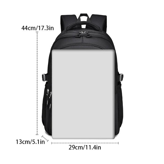 A Multi-layer Waterproof And Stylish Backpack Oxford Large-capacity Simple Commuter Out-of-town Student Backpack