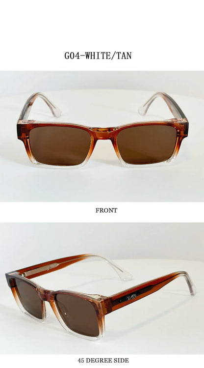 Polarized Sunglass Men Vintage Sunscreen Square Sunglasses Women Trendy Fashion Glasses Gafas De Sol Hombre Lunette Soleil Femme