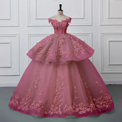 2 In 1 Party Dresses 15 Quinceanera Dresses Ball Gown Sweet 15 Year Old Dress Detachable Skirt Customized Dress For Quinceanera