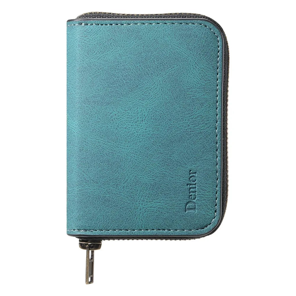 for Magsafe Zipper Wallet Phone Card Holder for IPhone 16 Pro Max 15 14 13 12 S25 S24Plus Ultra Pixel 9  Anti-theft Leather Case