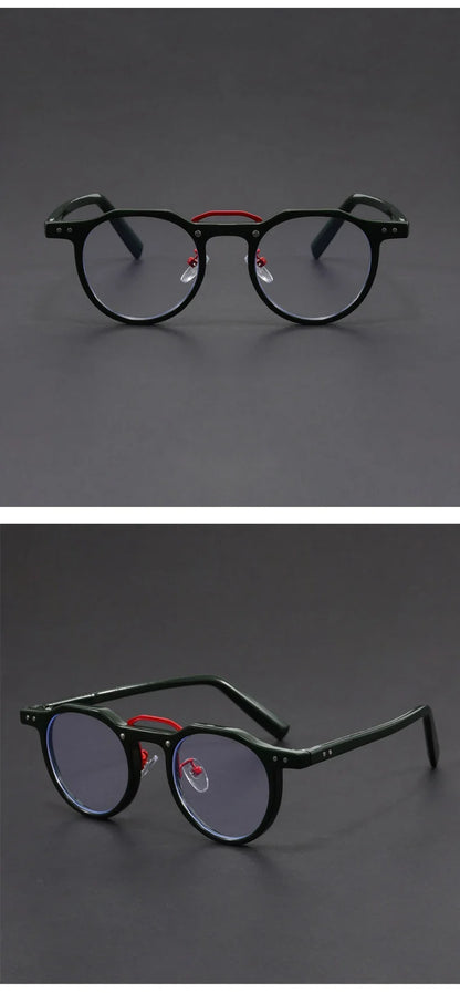 Personalized Retro Fashion New Design Men's Anti-blue Light Glasses Reading Glasses Can Be Customized Prescription 1028