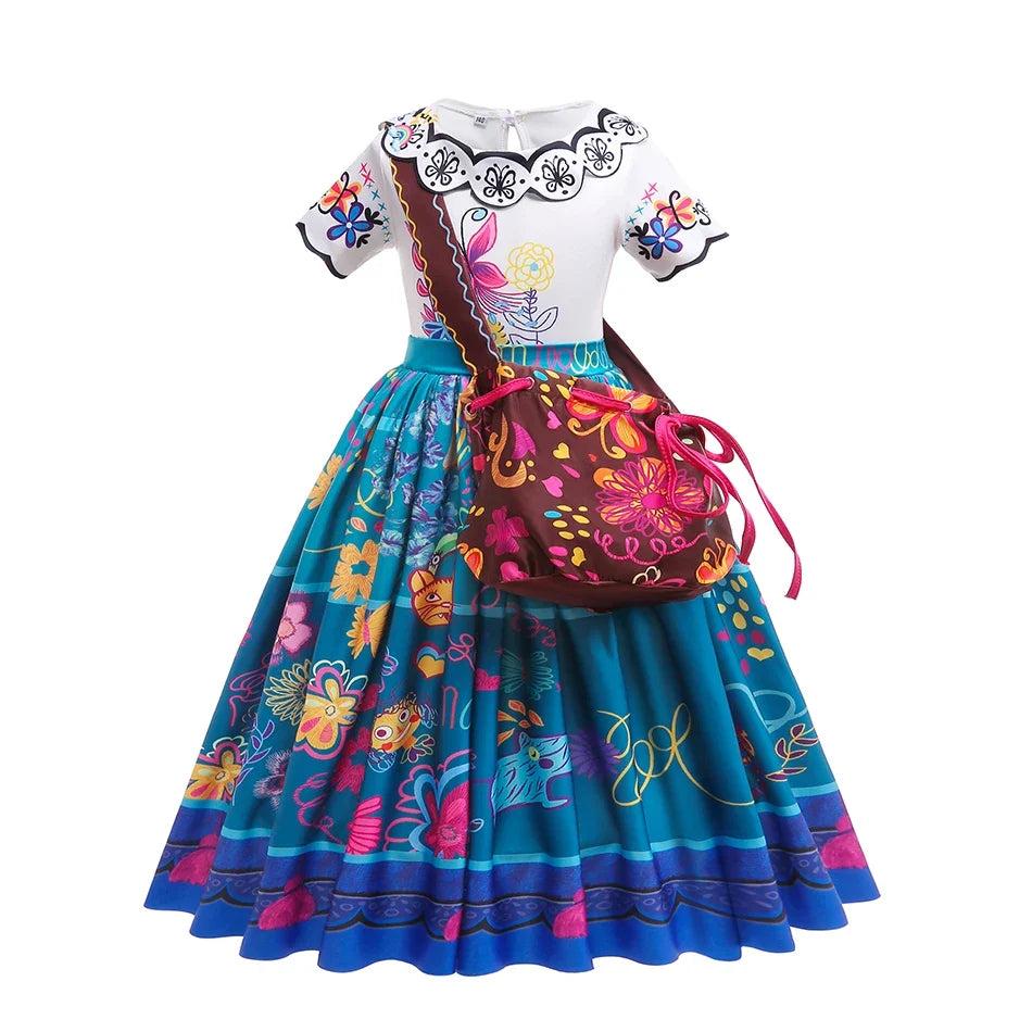 Kids Princess Dress Variety Set for Girl Cosplay Halloween Birthday Party Costume Gown 2-8Y Vestido Girls Birthday Gifts