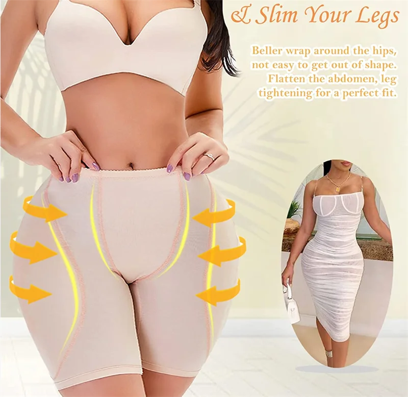 Hip Butt Enhancer Butt Lifter Padded Panties Pad Shapewear Bottom Enhance 6XL Hip Dip Smooth Women Body Shaper Panties